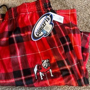 NWT UGA Georgia Bulldogs pajama pants with pockets NWT